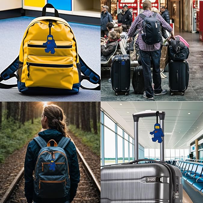 LEGO IQ Minifigures Bag Tag Spaceman Blue IQ - 53482 - Colorland Toys