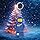 LEGO IQ Minifigures Keychain Light Spaceman Blue IQ-KE10H — image 8