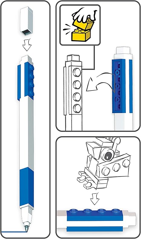 LEGO IQ Pen Pal Gel Pen With Minifigure Blue IQ-52600 — image 3
