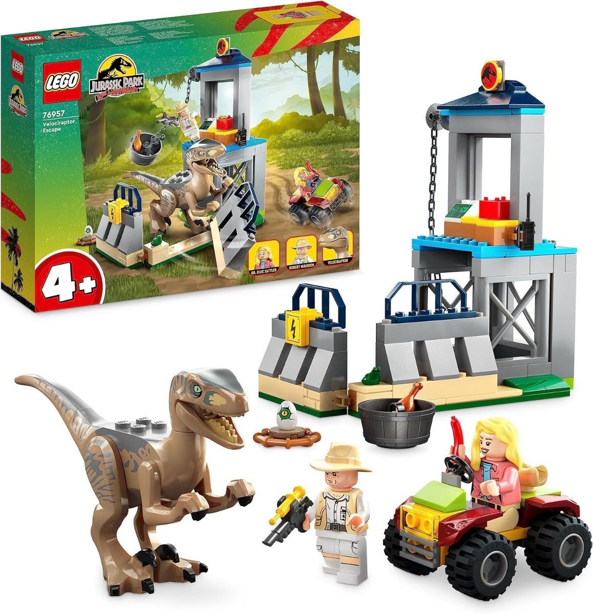 LEGO Jurassic World Velociraptor Escape 76957/6427966 - Colorland Toys