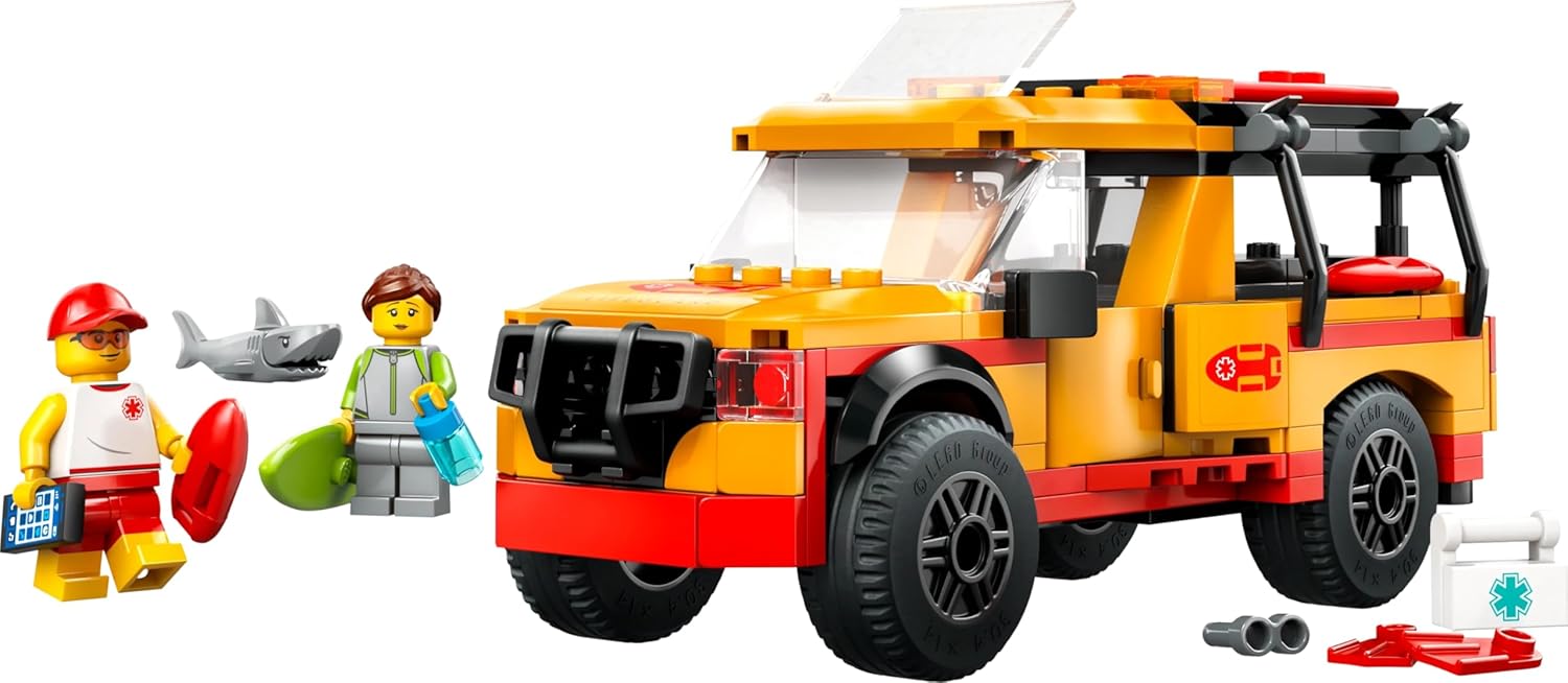 LEGO Lifeguard Beach Rescue Truck 6526284/60453 - Colorland Toys