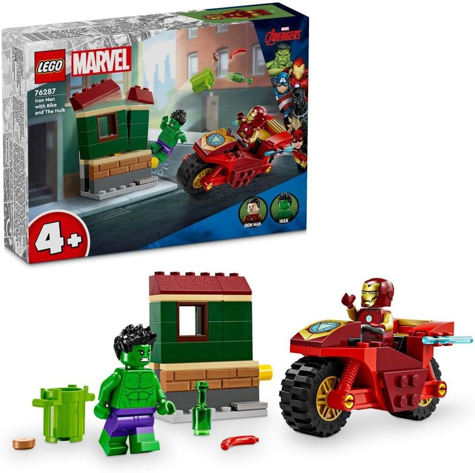 LEGO Marvel Iron Man with Bike and The Hulk 76287/6471520 — image 1