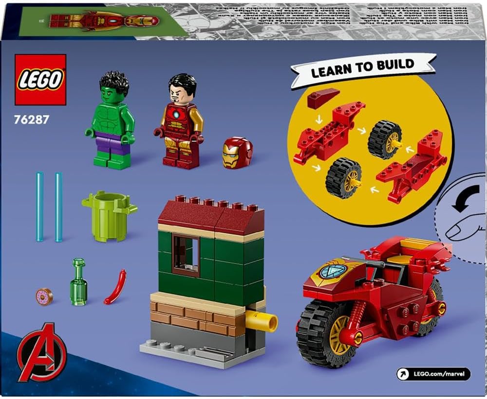 LEGO Marvel Iron Man with Bike and The Hulk 76287/6471520 — image 5
