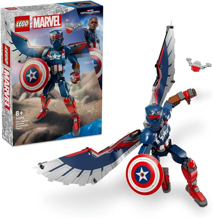 LEGO Marvel New Captain America Construction Figure 6474671/76296 - Colorland Toys