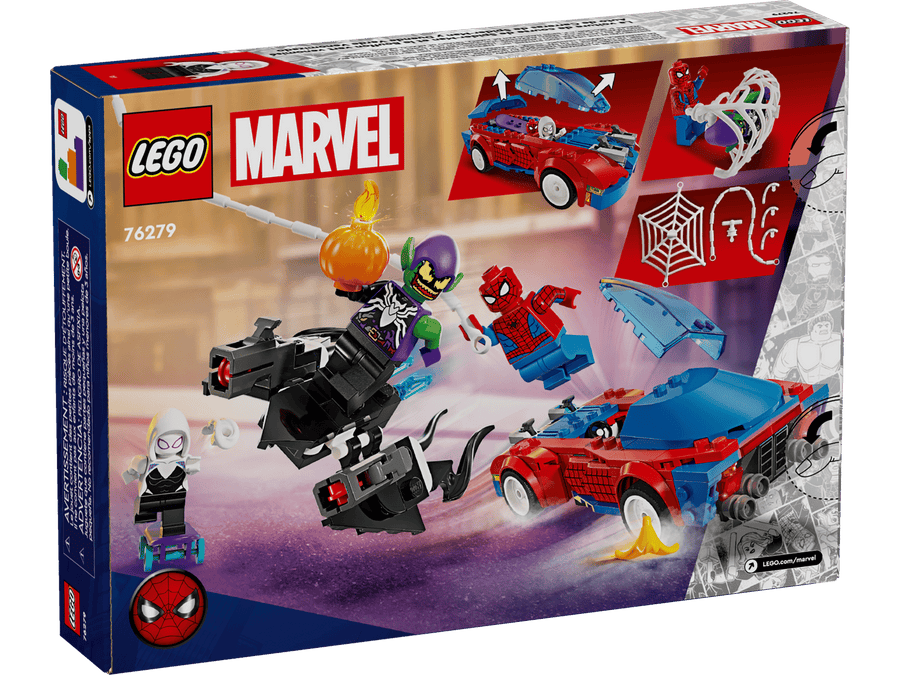 Lego Marvel Spider-Man Race Car & Venom Green Goblin — image 2