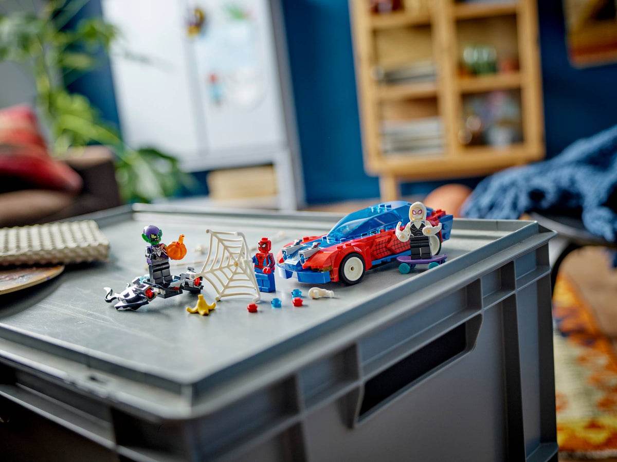 Lego Marvel Spider-Man Race Car & Venom Green Goblin — image 9