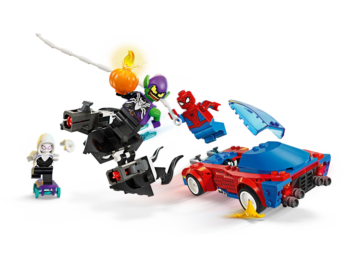 Lego Marvel Spider-Man Race Car & Venom Green Goblin — image 4