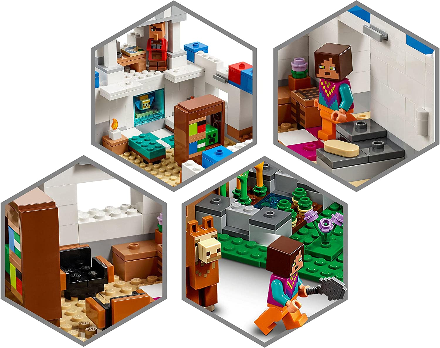 LEGO Minecraft The Llama Village 6379581/21188 - Colorland Toys