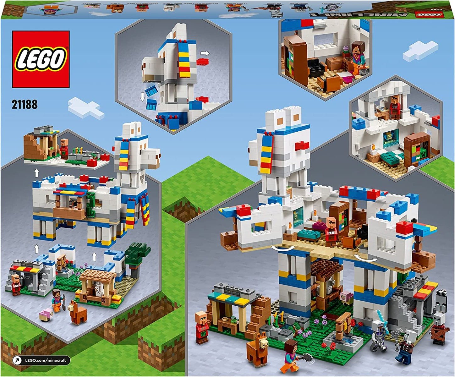 LEGO Minecraft The Llama Village 6379581/21188 - Colorland Toys