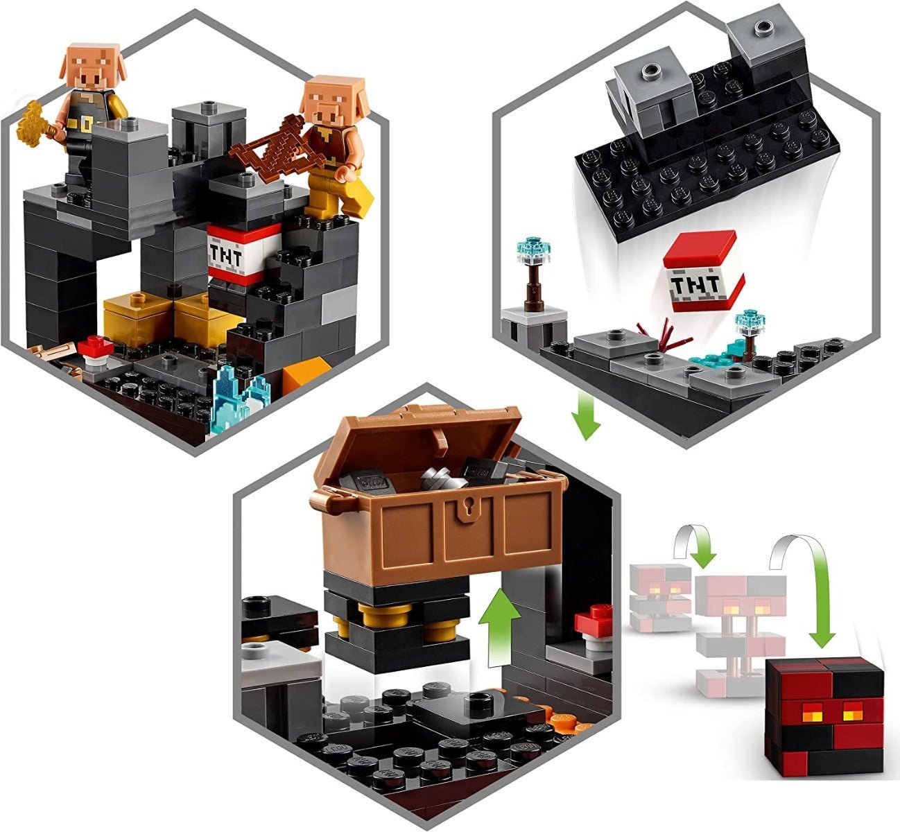 LEGO Minecraft The Nether Bastion 6379573/21185 - Colorland Toys