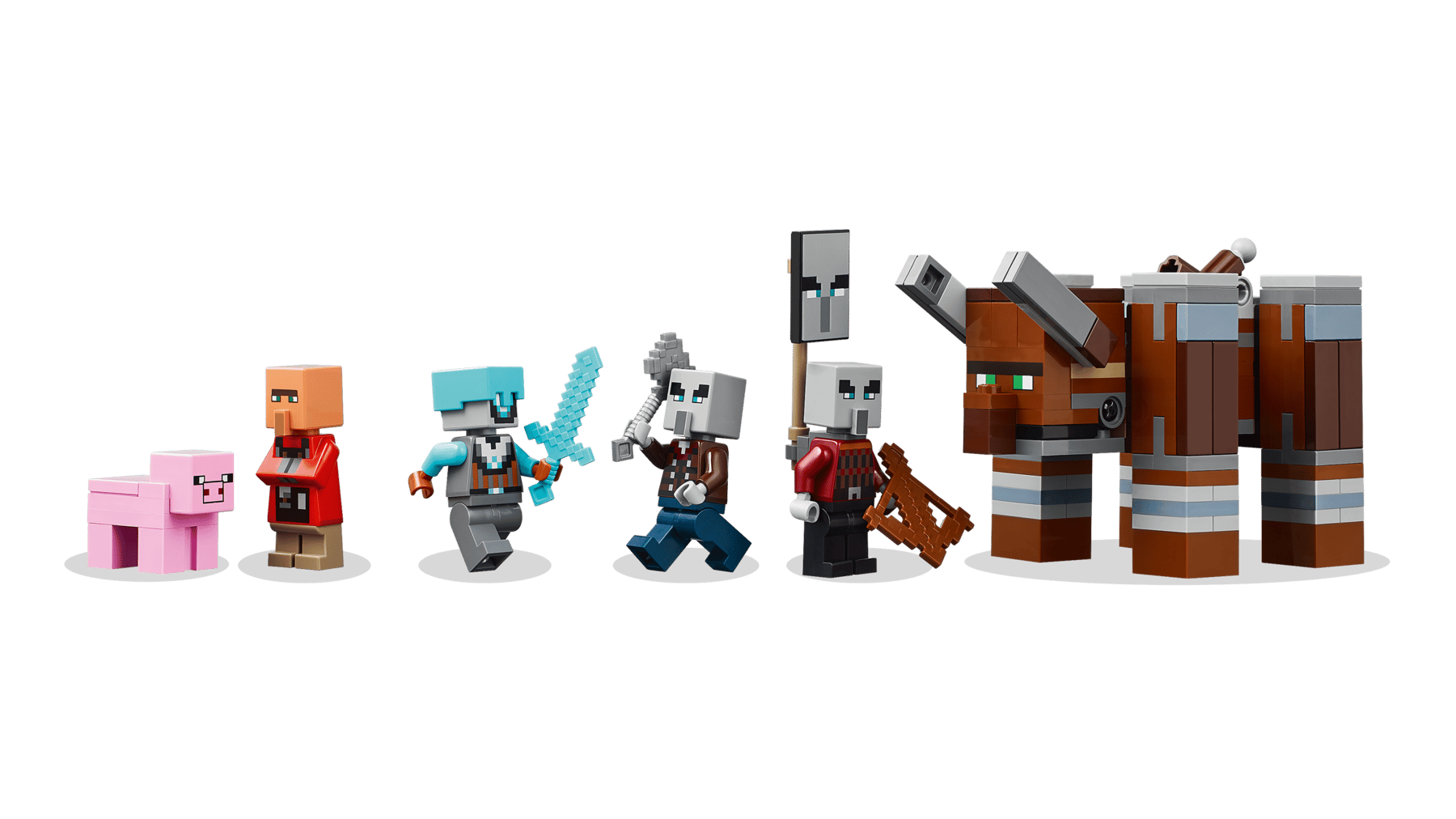 LEGO Minecraft The Pillager Outpost and Ravager 6526796/21278 - Colorland Toys