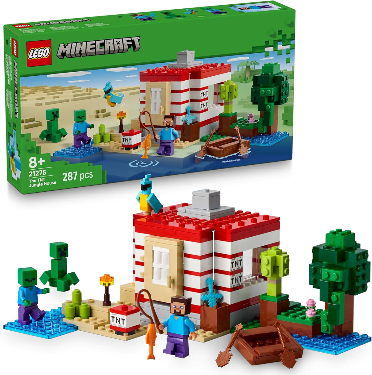 LEGO Minecraft The TNT Jungle House 6526790/21275 — image 2