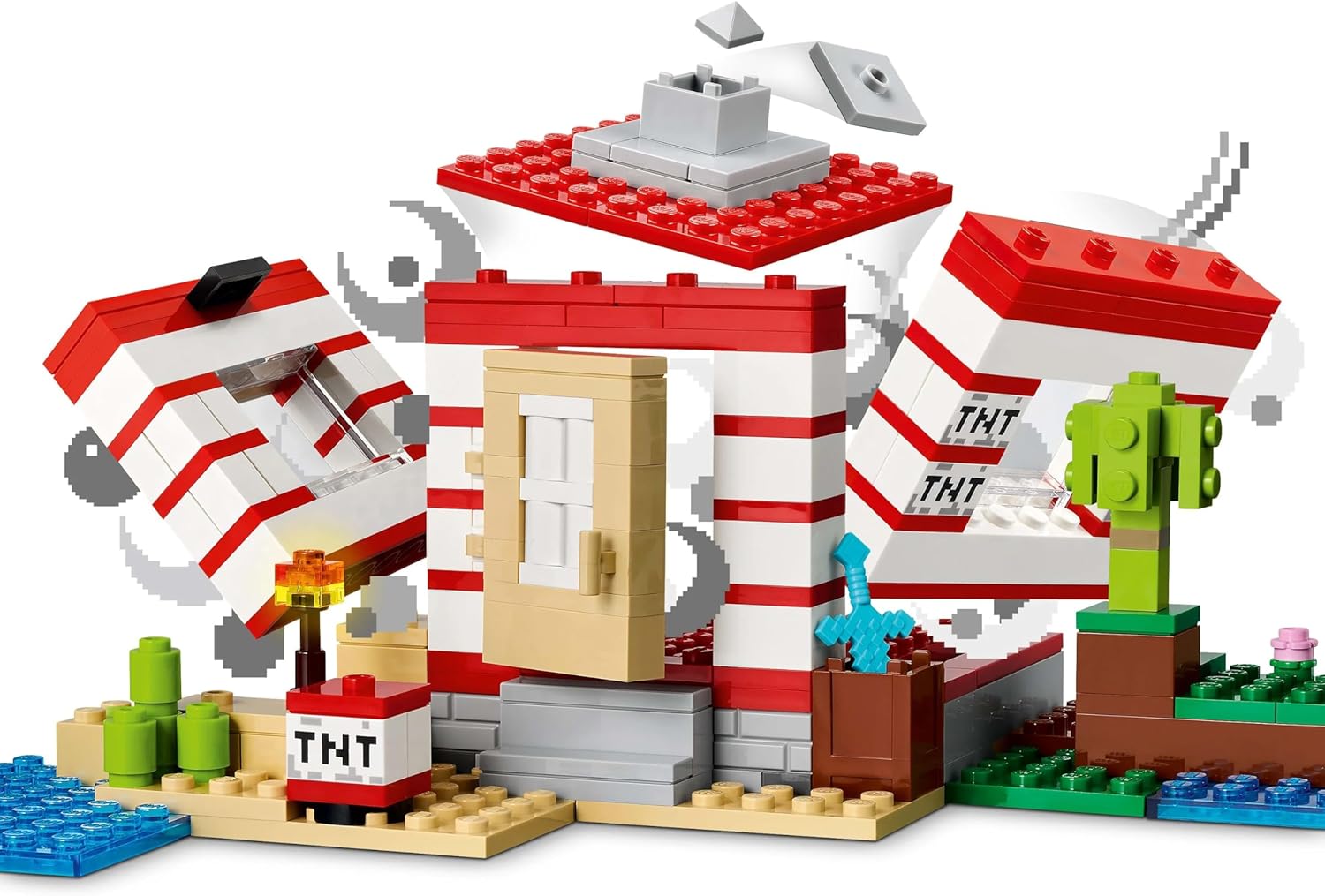 LEGO Minecraft The TNT Jungle House 6526790/21275 - Colorland Toys