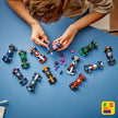 LEGO Minifigures F1 Collectible Race Car Mystery Box (71049) – 1 of 12 Mini Formula 1 Models with Driver Helmet & Moving Wheels