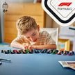 LEGO Minifigures F1 Collectible Race Car Mystery Box (71049) – 1 of 12 Mini Formula 1 Models with Driver Helmet & Moving Wheels