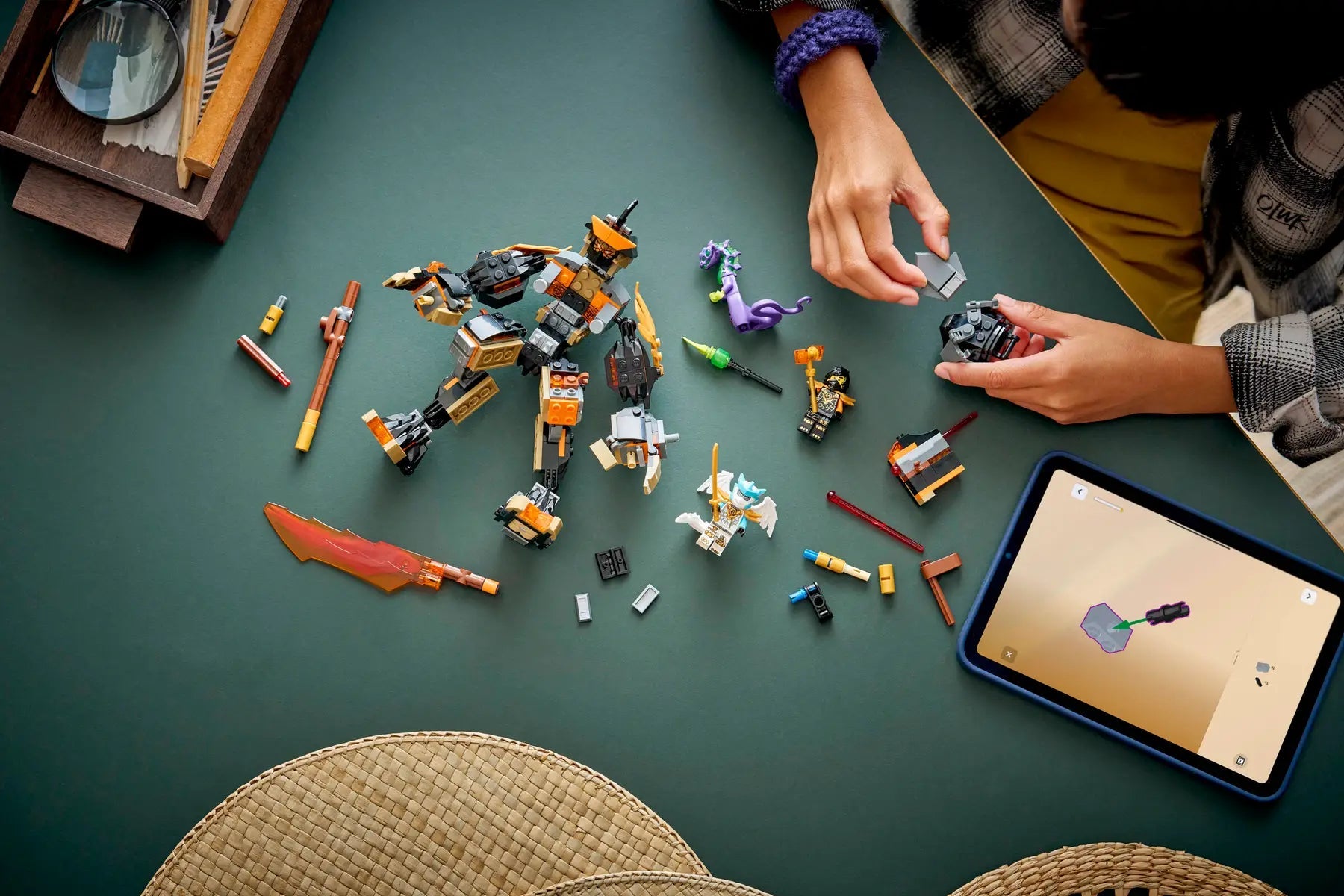 LEGO Ninjago Cole's Mission Mech & Dragon Zane 71854 - Colorland Toys