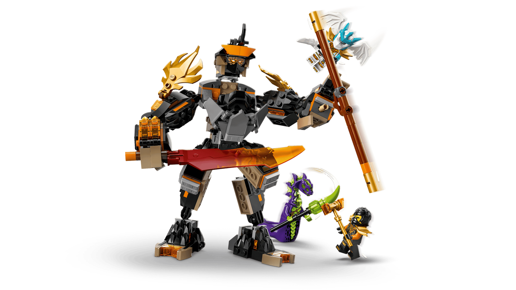 LEGO Ninjago Cole's Mission Mech & Dragon Zane 71854 - Colorland Toys
