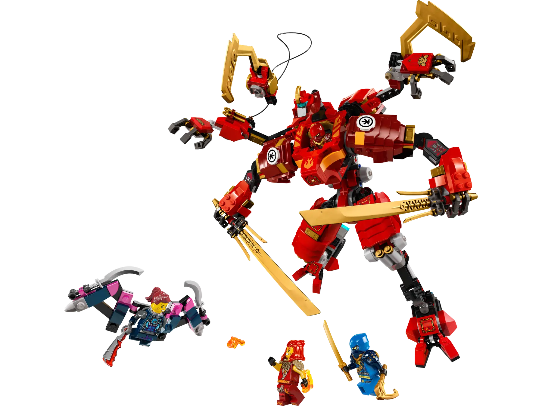 LEGO Ninjago Dragons Rising Kai's Ninja Climber Mech - Colorland Toys
