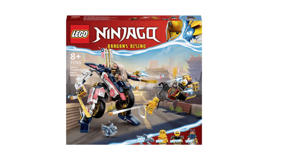 LEGO Ninjago Dragons Rising Sora's Transforming Mech Bike Racer - Colorland Toys