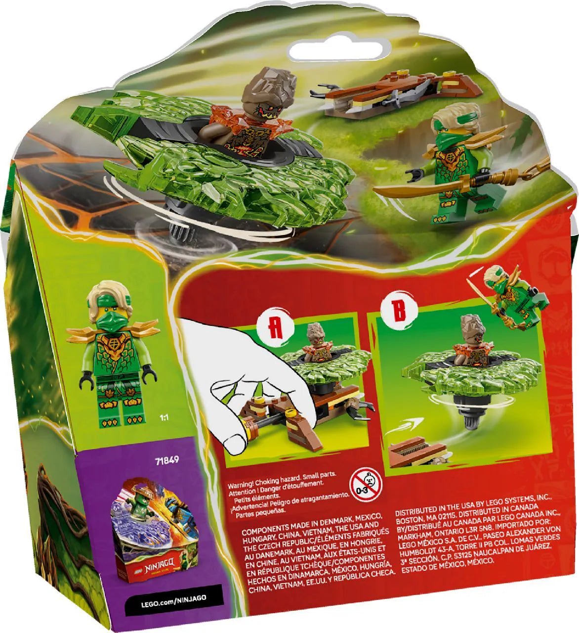 LEGO Ninjago Lloyd Vs. Elemental Monster Spinner 71850 — image 2
