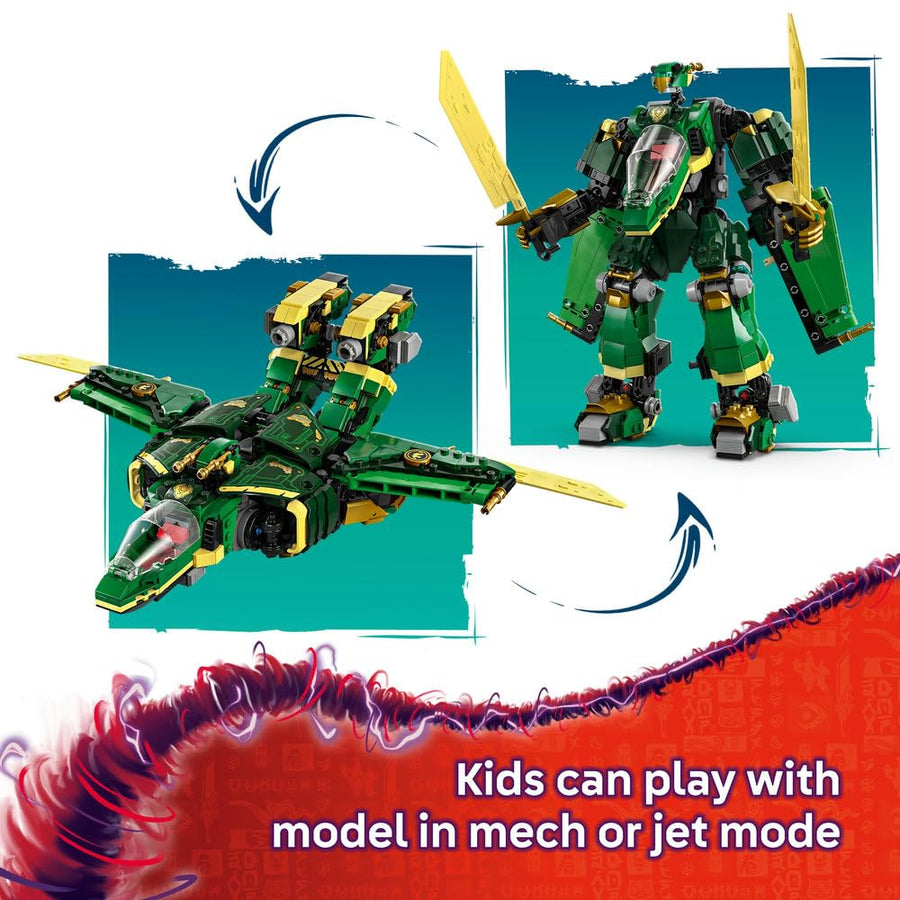 LEGO NINJAGO Lloyd's Jet Mech 2-in-1 Building Set 71845 — image 3