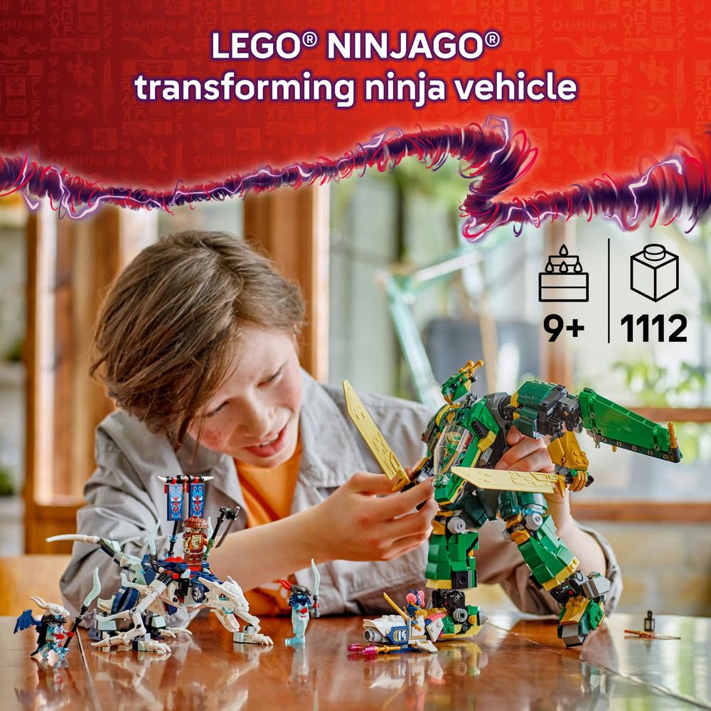 LEGO NINJAGO Lloyd's Jet Mech 2-in-1 Building Set 71845 — image 2