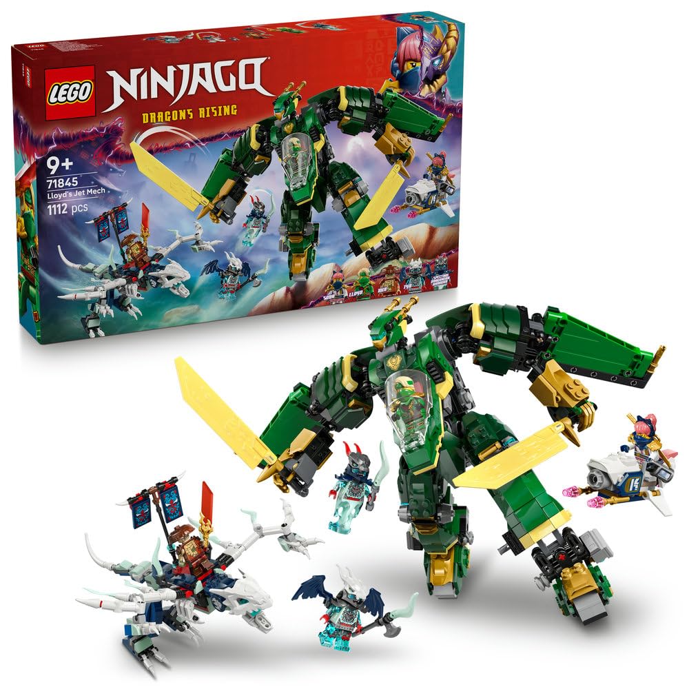 LEGO NINJAGO Lloyd's Jet Mech 2-in-1 Building Set 71845 — image 1