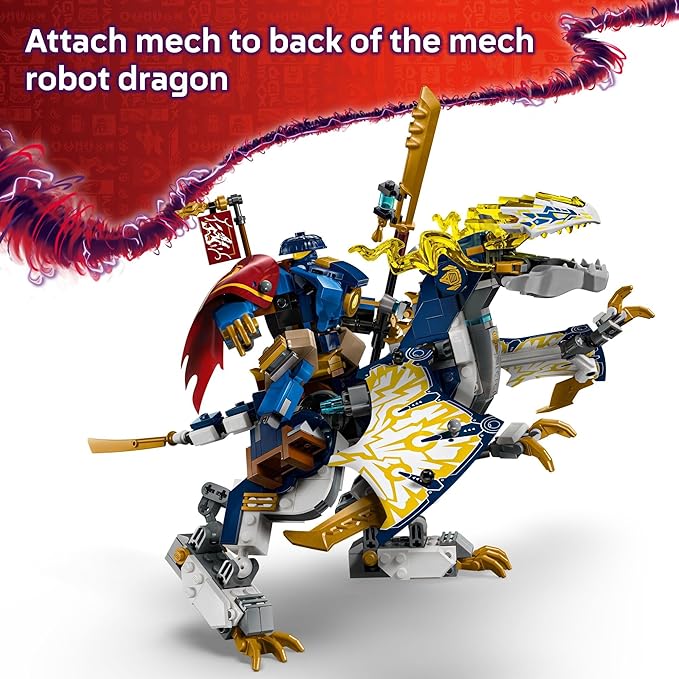 LEGO Ninjago Rogue’s Mech Dragon Rider 6526924/71843 - Colorland Toys