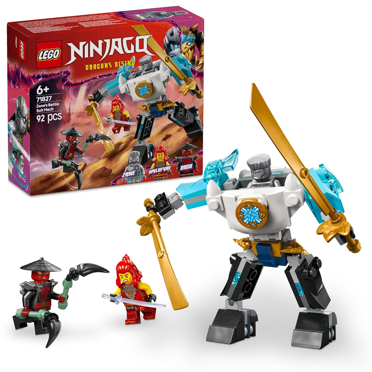 LEGO Ninjago Zane's Battle Suit Mech 6526896/71827 - Colorland Toys