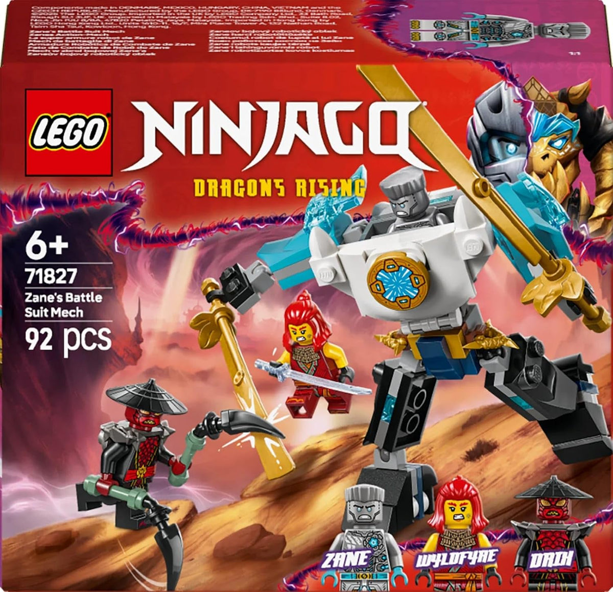 LEGO Ninjago Zane's Battle Suit Mech 6526896/71827 - Colorland Toys