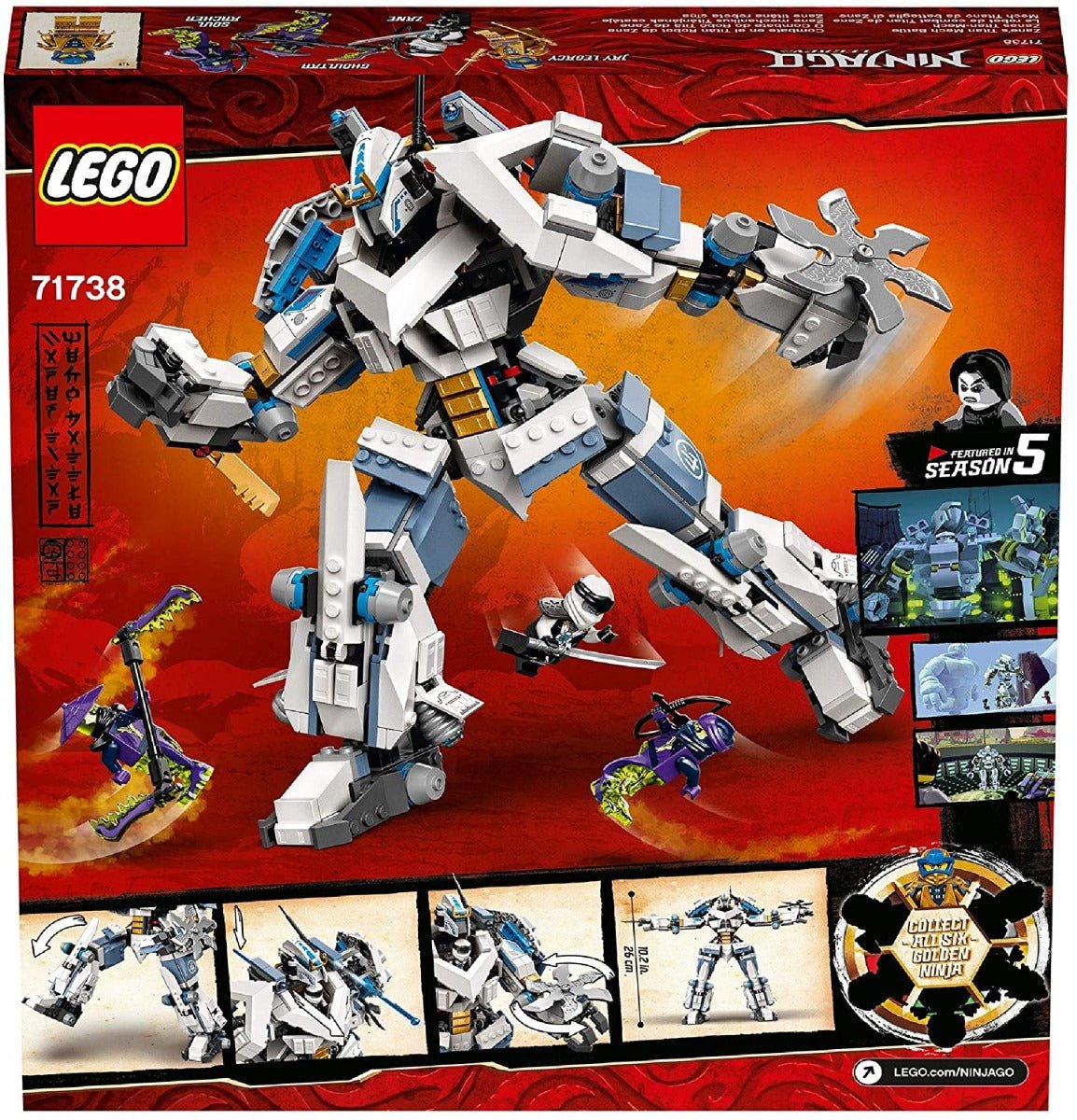 LEGO Ninjago Zanes Titan Mech Battle 71738 — image 7