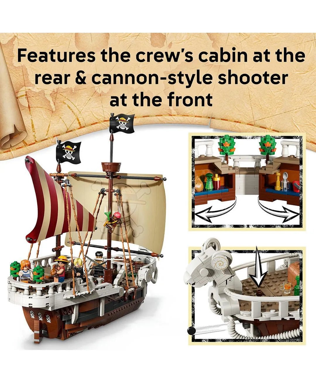 LEGO One Piece Next The Going Merry Pirate Ship 6527568\75639 - Colorland Toys