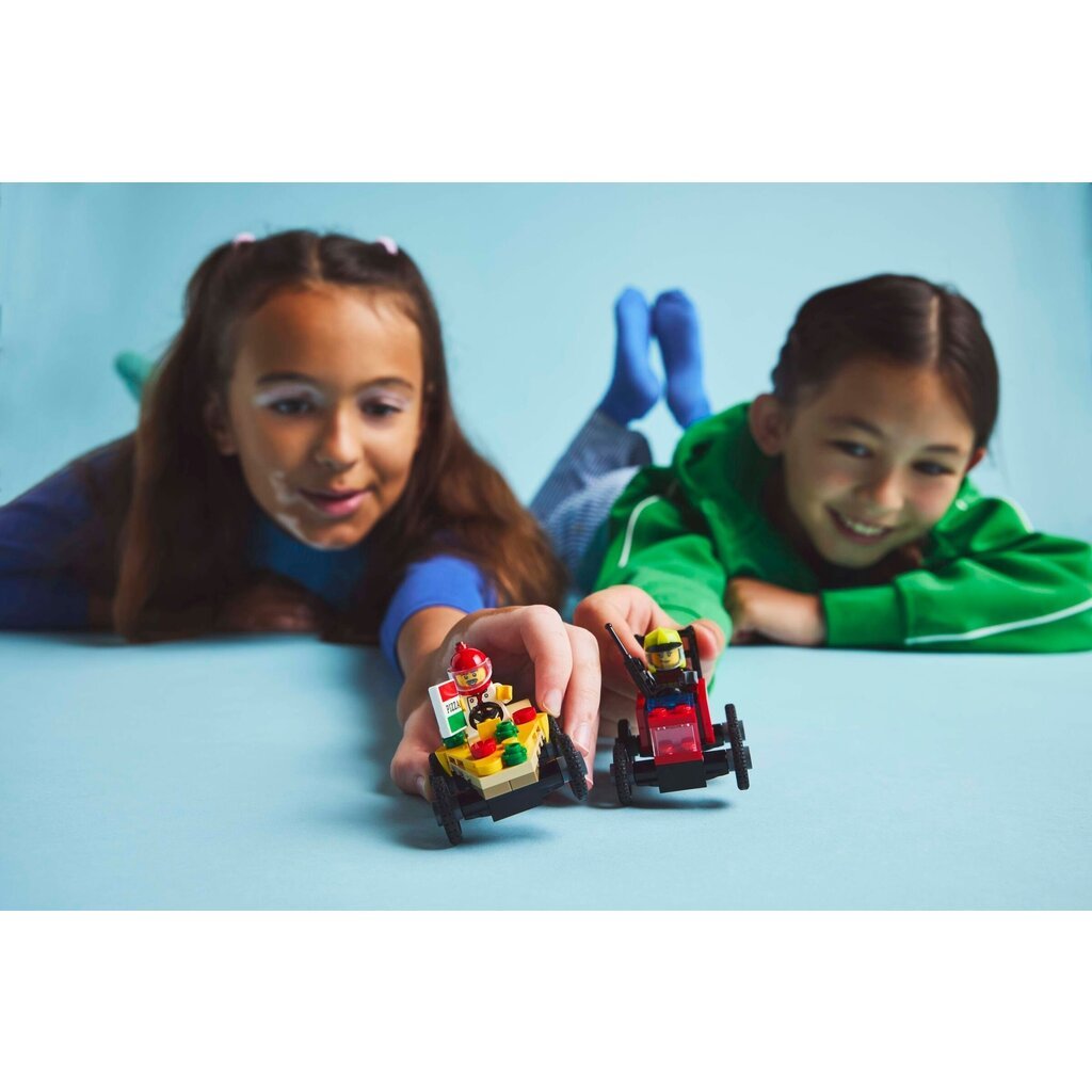LEGO Pizza VS Fire Truck Race Car Pack 6526294/60458 - Colorland Toys