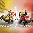 LEGO Pizza VS Fire Truck Race Car Pack 6526294/60458
