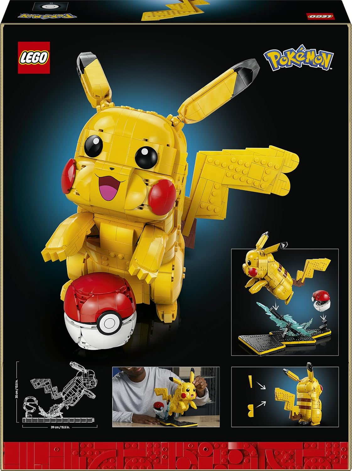 LEGO Pokémon Pikachu & Pokéball Building Set for Adults - 72152 — image 9
