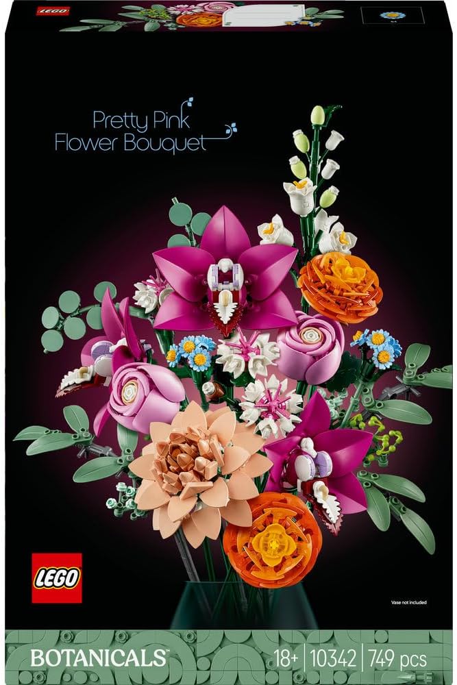LEGO Pretty Pink Flower Bouquet 10342 — image 10