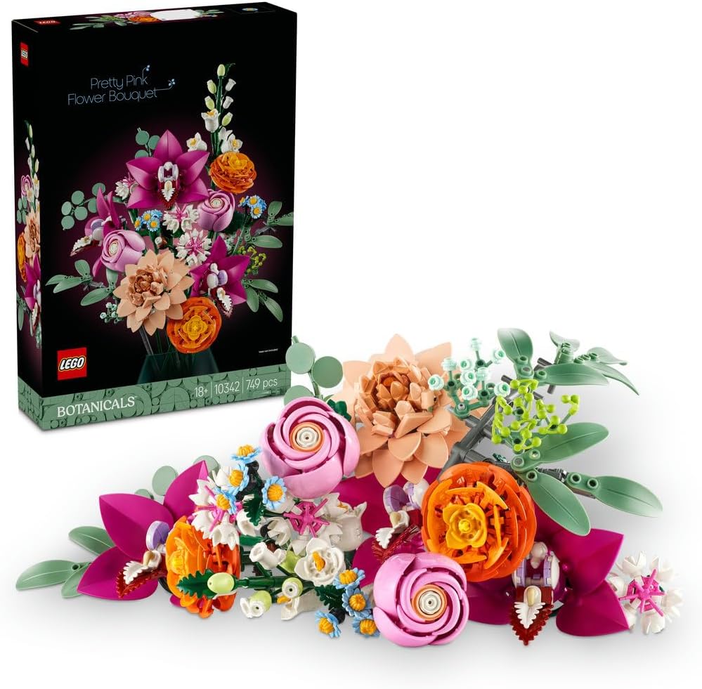 LEGO Pretty Pink Flower Bouquet 10342 — image 1