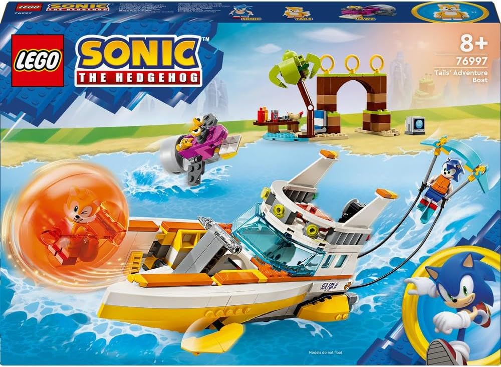 LEGO Sonic the Hedgedog Tails' Adventure Boat 76997/6471374 - Colorland Toys