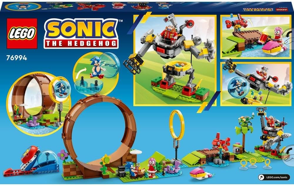 LEGO Sonic the Hedgehog Green Hill Zone Loop Challenge - Colorland Toys