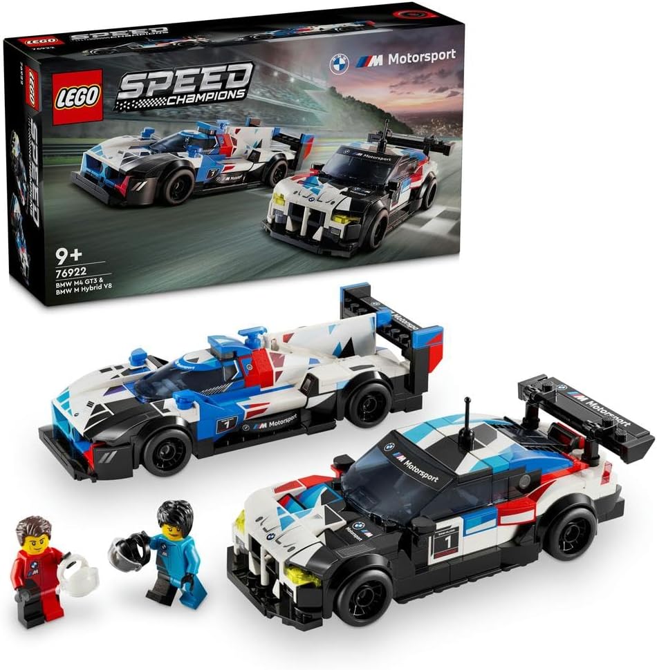 LEGO Speed Champions BMW M4 GT3 And BMW M Hybrid V8 6470544/76922 - Colorland Toys