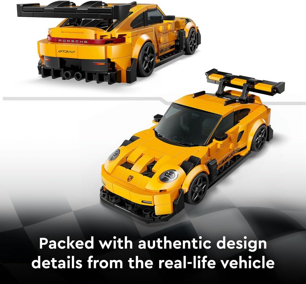 LEGO Speed Champions Porsche 911 GT3 RS Super Car Toy Model Kit — image 4