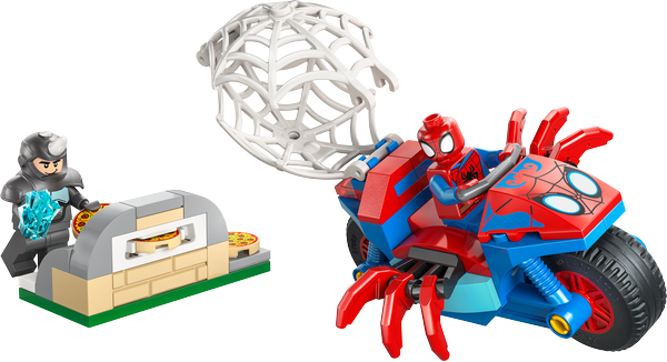 LEGO Spidey Spidey On His Motorcycle Vs. Rhino 11206 - Colorland Toys