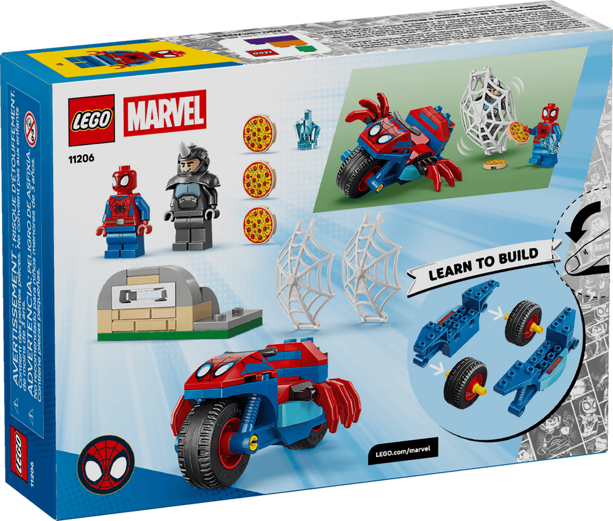 LEGO Spidey Spidey On His Motorcycle Vs. Rhino 11206 — image 8