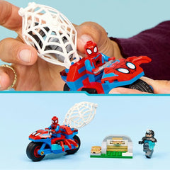 LEGO Spidey Spidey On His Motorcycle Vs. Rhino 11206 - Colorland Toys