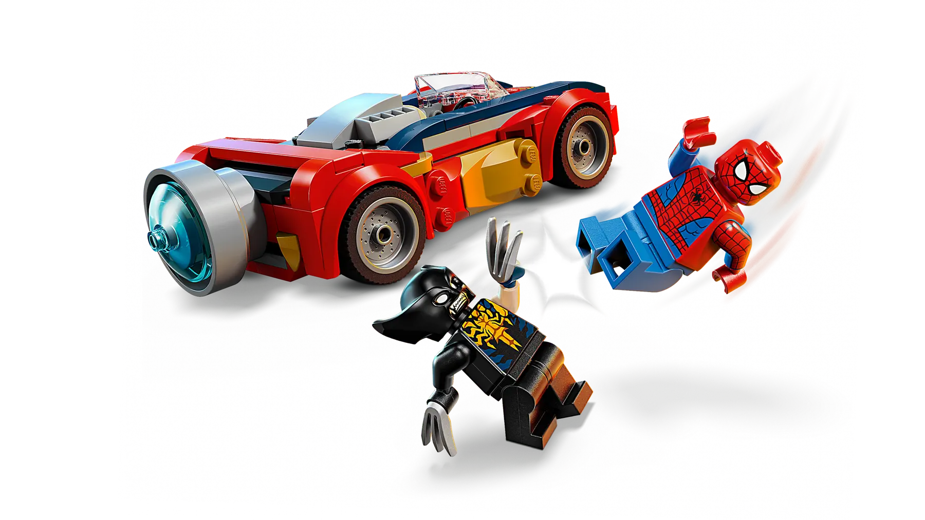 LEGO Super Heroes Spider - Man Car Vs. Venomized Wolverine 76336 - Colorland Toys
