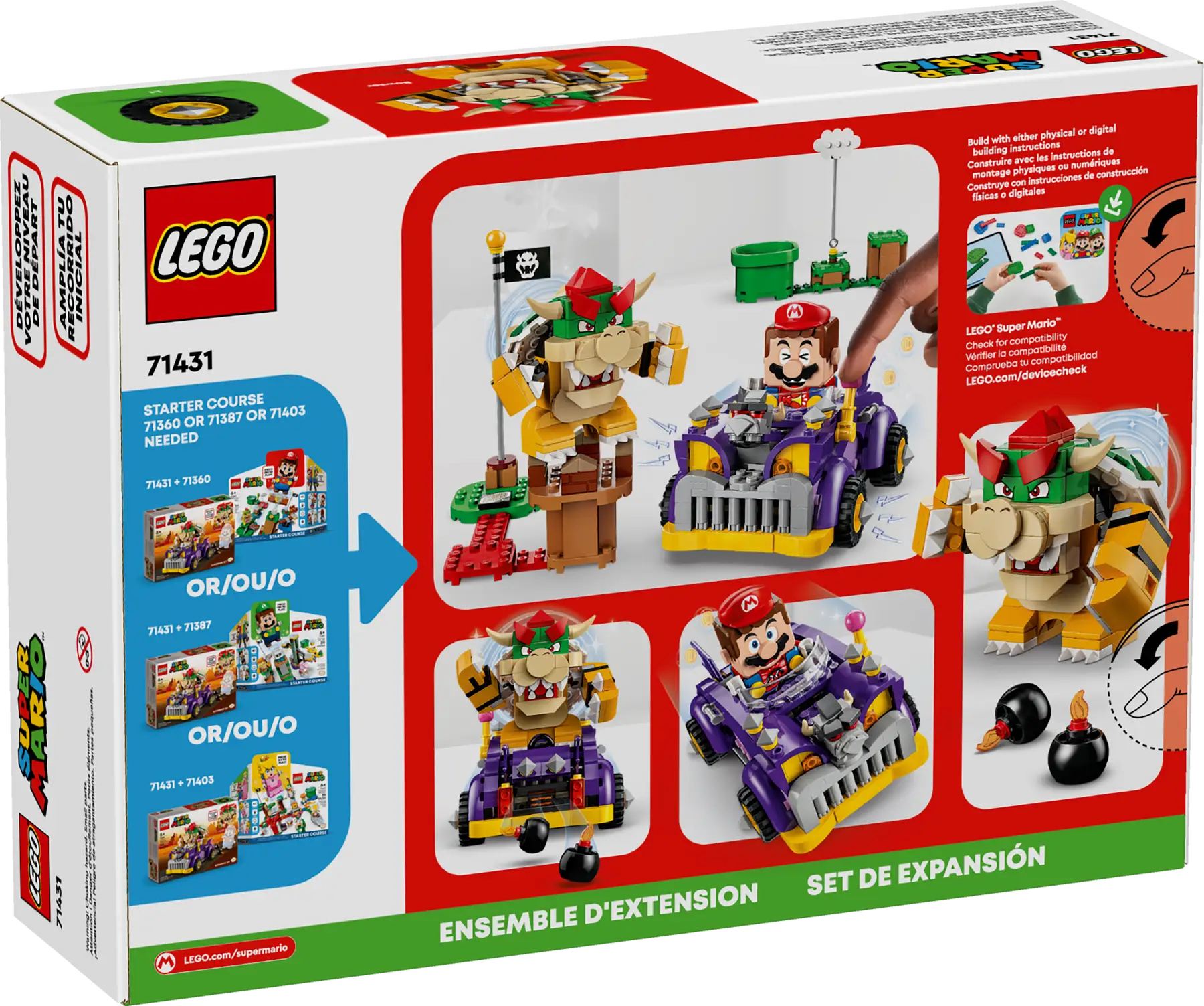 LEGO Super Mario Bowsers Muscle Car - Colorland Toys