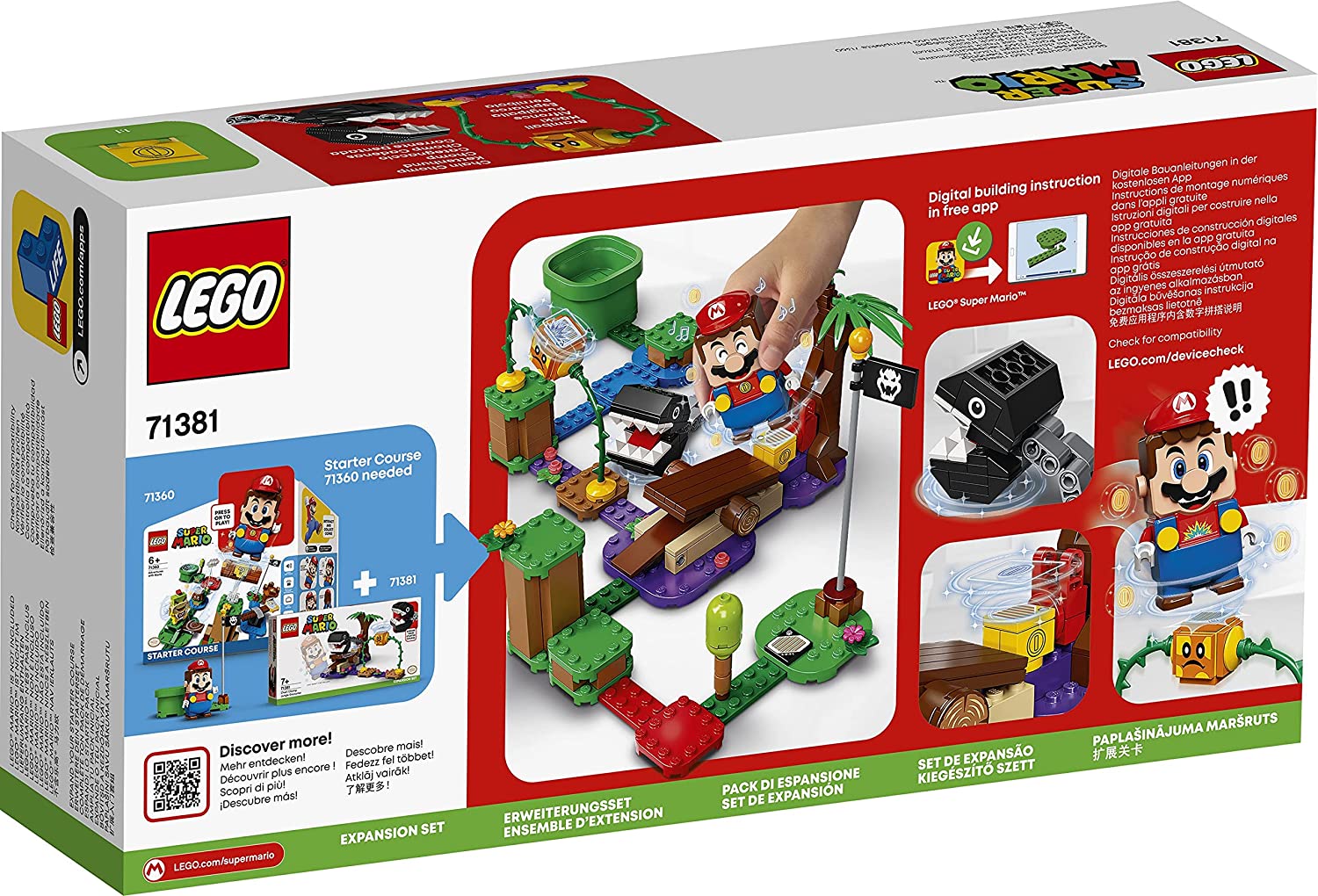 LEGO Super Mario Chain Chomp Jungle Encounter Expansion Set 71381 - Colorland Toys
