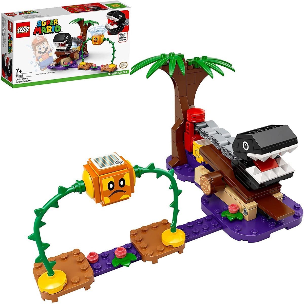 LEGO Super Mario Chain Chomp Jungle Encounter Expansion Set 71381 - Colorland Toys