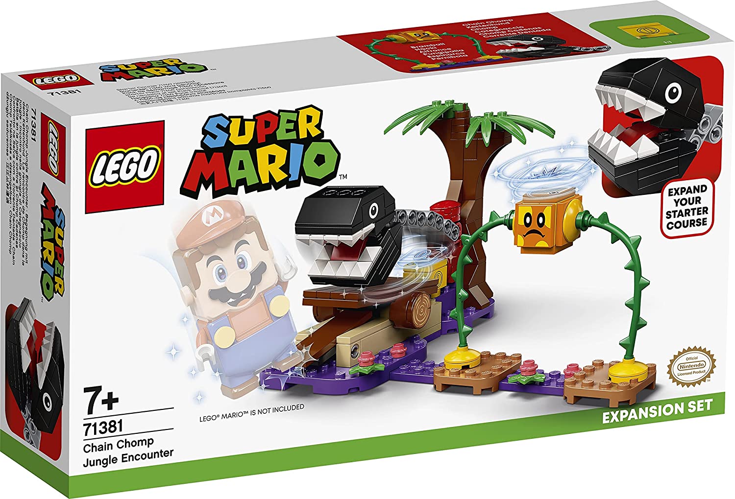 LEGO Super Mario Chain Chomp Jungle Encounter Expansion Set 71381 - Colorland Toys