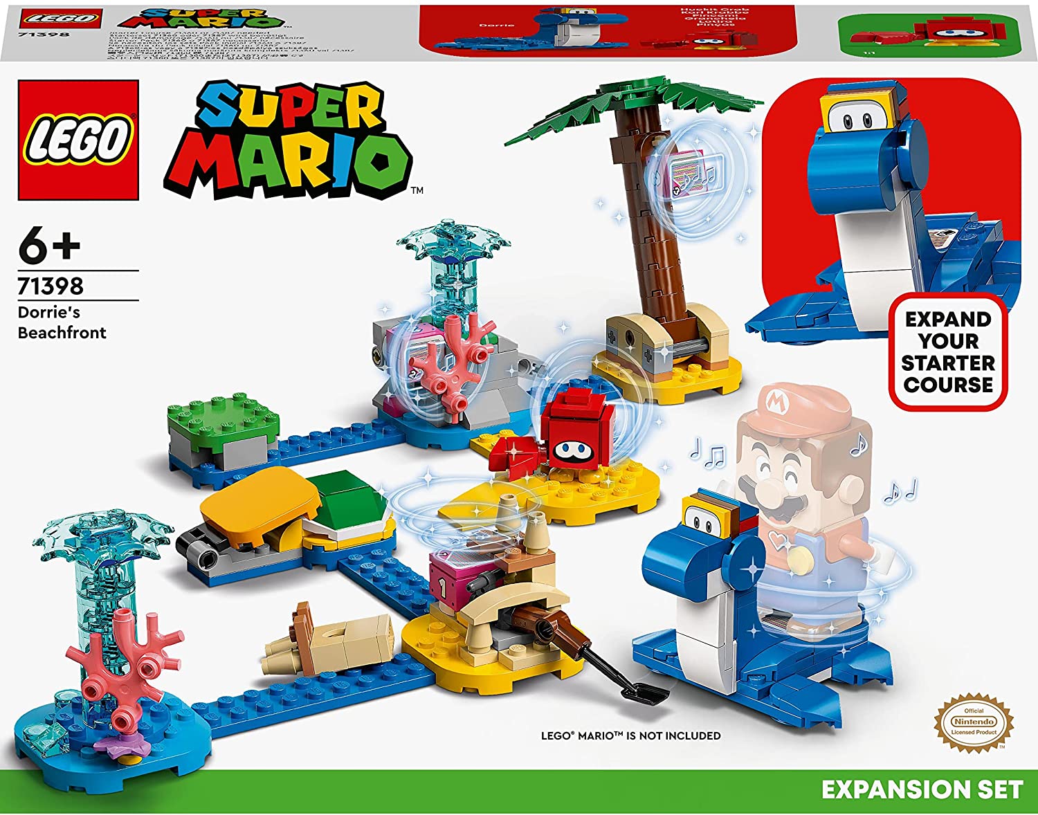 LEGO Super Mario Dorrie's Beachfront Expansion Set 71398 - Colorland Toys